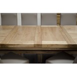 Deluxe Oak Super X Leg Extending Dining Table